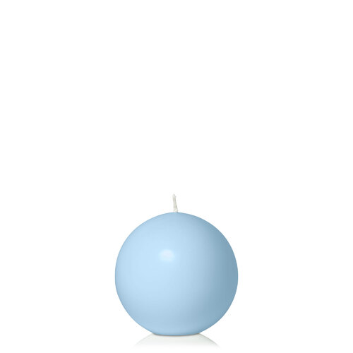 Pastel Blue 7.5cm Sphere Candle 