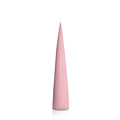 Dusty Pink 4.4cm x 25cm Cone Candle