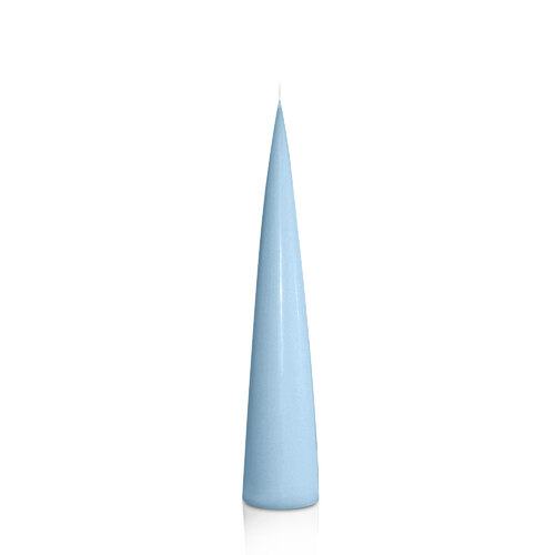 Pastel Blue 4.4cm x 25cm Cone Candle