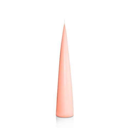 Peach 4.4cm x 25cm Cone Candle
