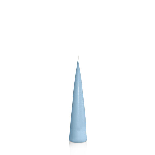 Pastel Blue 4cm x 20cm Cone Candle