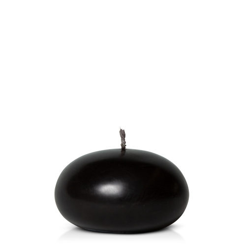 Black 7.5cm Floating Candle, Pack of 6
