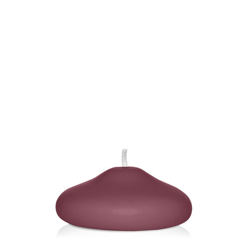 Burgundy 7cm Floating Candle, Pack of 6