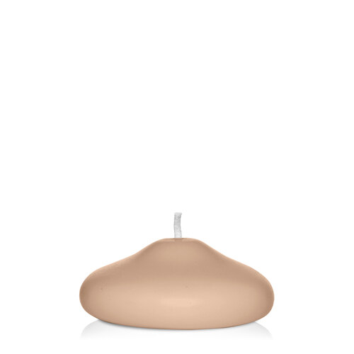 Latte 7cm Floating Candle, Pack of 6
