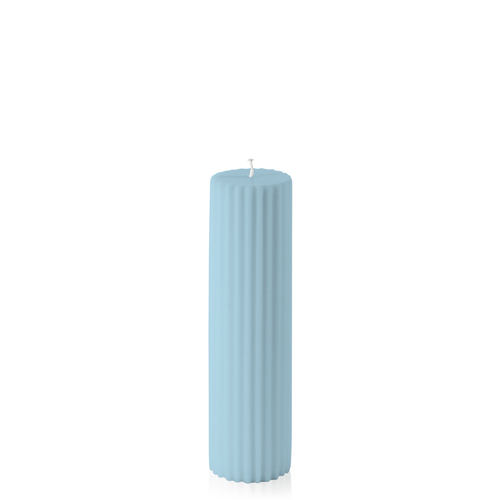 French Blue 5cm x 20cm Fluted Pillar
