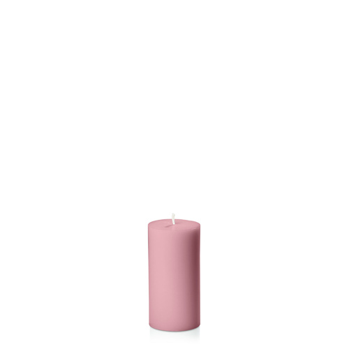 Dusty Pink 5cm x 10cm Slim Pillar, Pack of 6