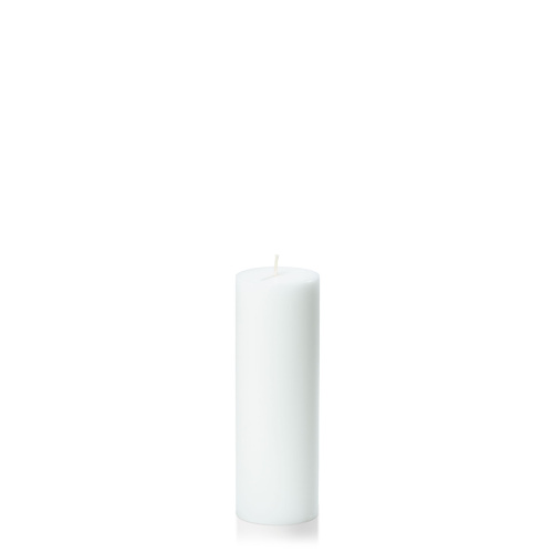 White 5cm x 15cm Slim Pillar