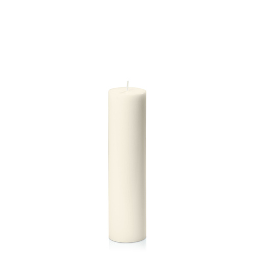 Ivory 5cm x 20cm Slim Pillar