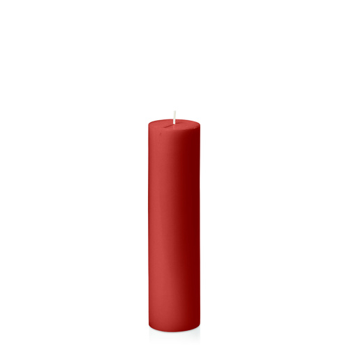 Red 5cm x 20cm Slim Pillar