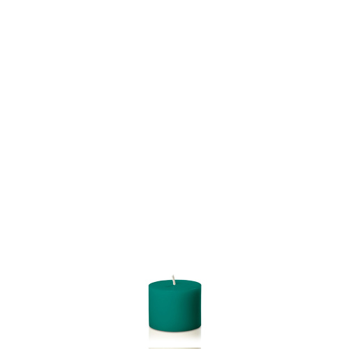 Emerald Green 5cm x 4cm Slim Pillar, Pack of 6
