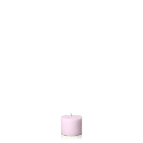 Pastel Pink 5cm x 4cm Slim Pillar, Pack of 6