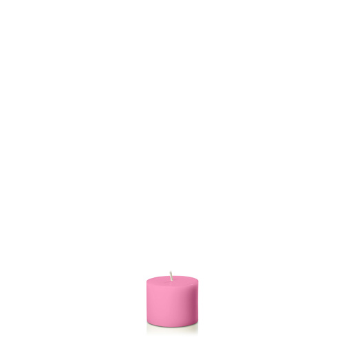 Rose Pink 5cm x 4cm Slim Pillar