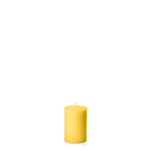 Yellow 5cm x 7.5cm Slim Pillar