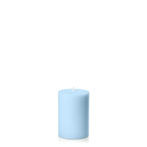Pastel Blue 7cm x 10cm Pillar