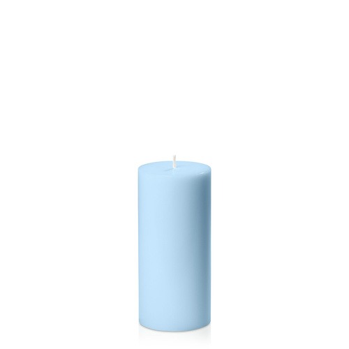 Pastel Blue 7cm x 15cm Pillar