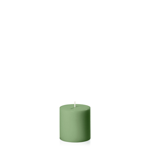 Green 7cm x 7cm Pillar