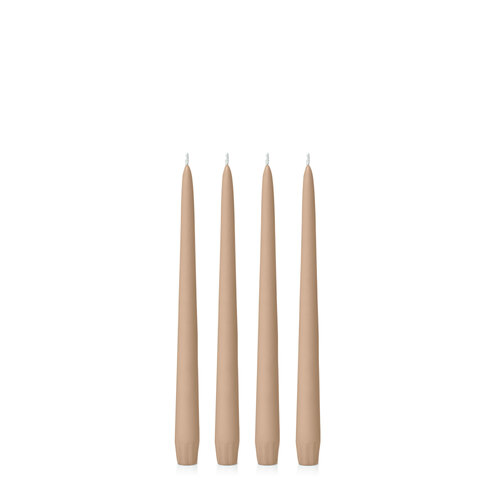 Toffee 25cm Taper, Pack of 4