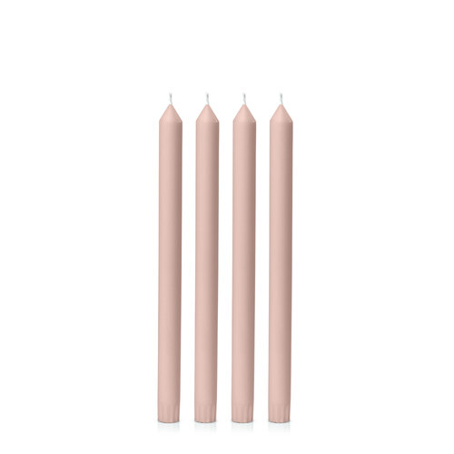 Heritage Rose 30cm Dinner Candle, Pack of 4