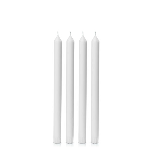 Stone 30cm Dinner Candle, Pack of 4