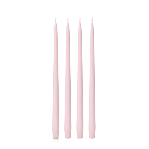 Blush Pink 35cm Taper, Pack of 4