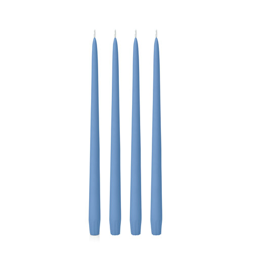 Dusty Blue 35cm Taper, Pack of 4