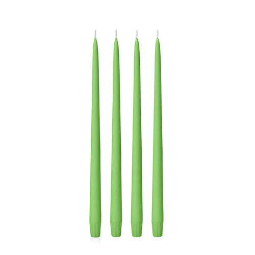 Lime 35cm Taper, Pack of 4