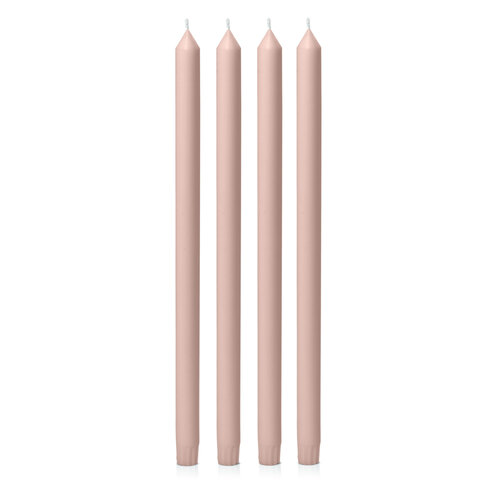 Heritage Rose 40cm Dinner Candle, Pack of 4