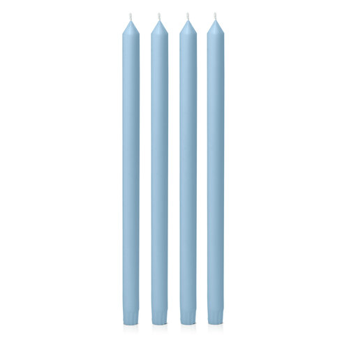 Pastel Blue 40cm Dinner Candle, Pack of 4