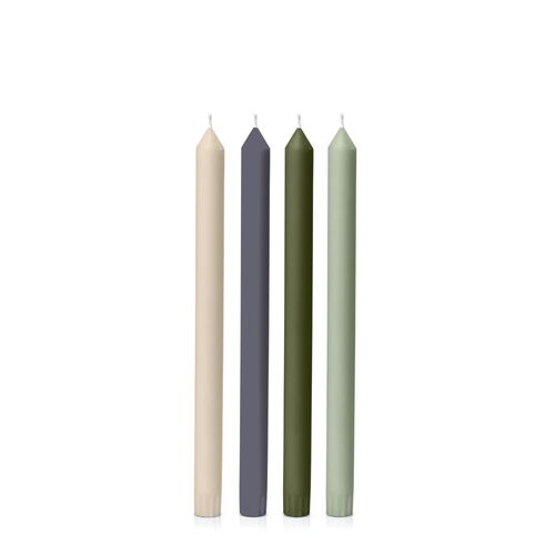 Lakeside Villa 30cm Dinner Candle, Pack of 4