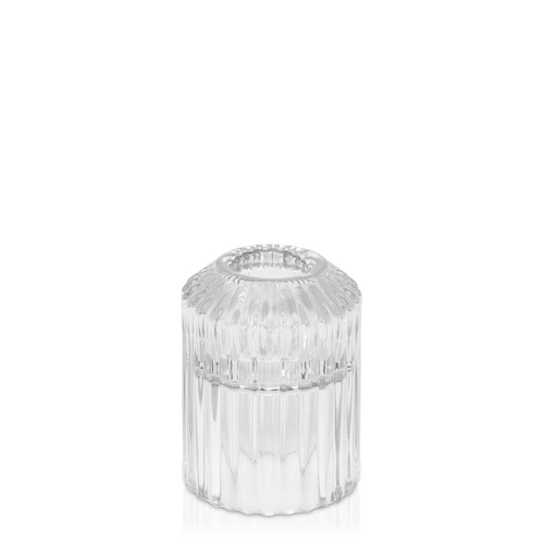Clear Camilla Vintage Candle Holder 