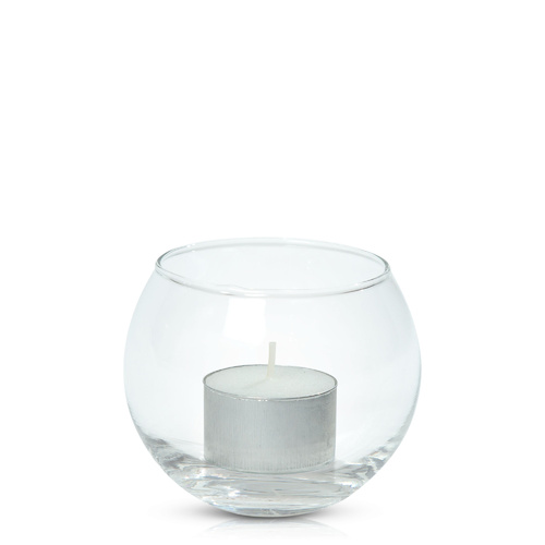 White Event Tealight in Fishbowl, Pack of 96