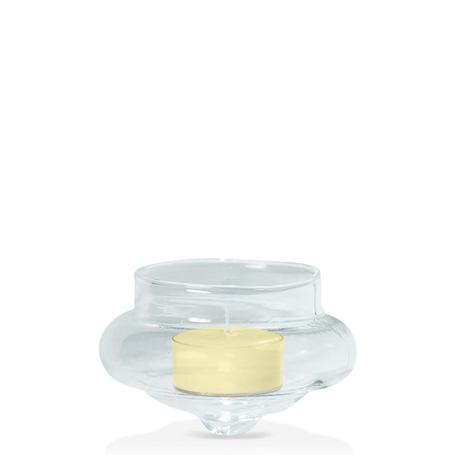 Lemon Tealight in Floating Holder, Pack of 24