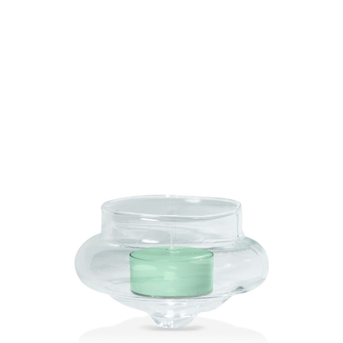 Mint Green Moreton Eco Tealight in Floating Holder, Pack of 24