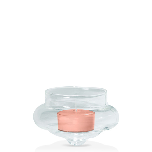 Peach Tealight in Floating Holder, Pack of 24