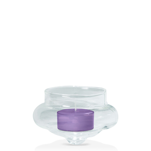 Purple Moreton Eco Tealight in Floating Holder, Pack of 24