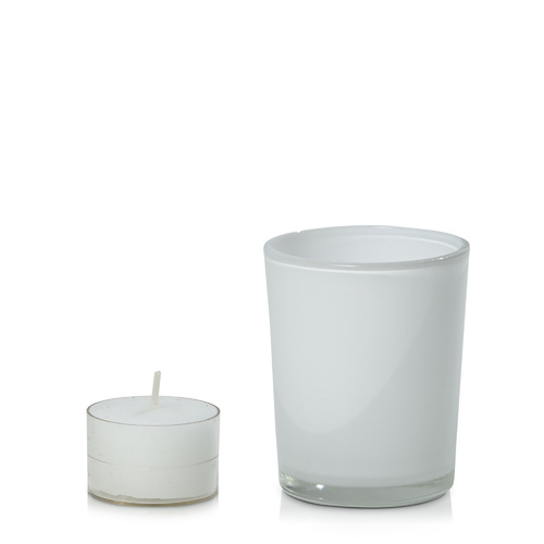 Acrylic Cup Event Tealight in Glass Votive Pack