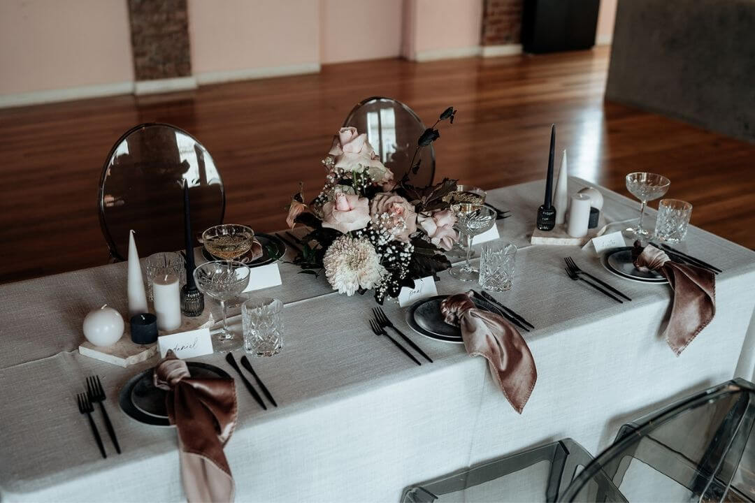 MODERN MONOCHROME WEDDING BY EVENTS BY AIMIE